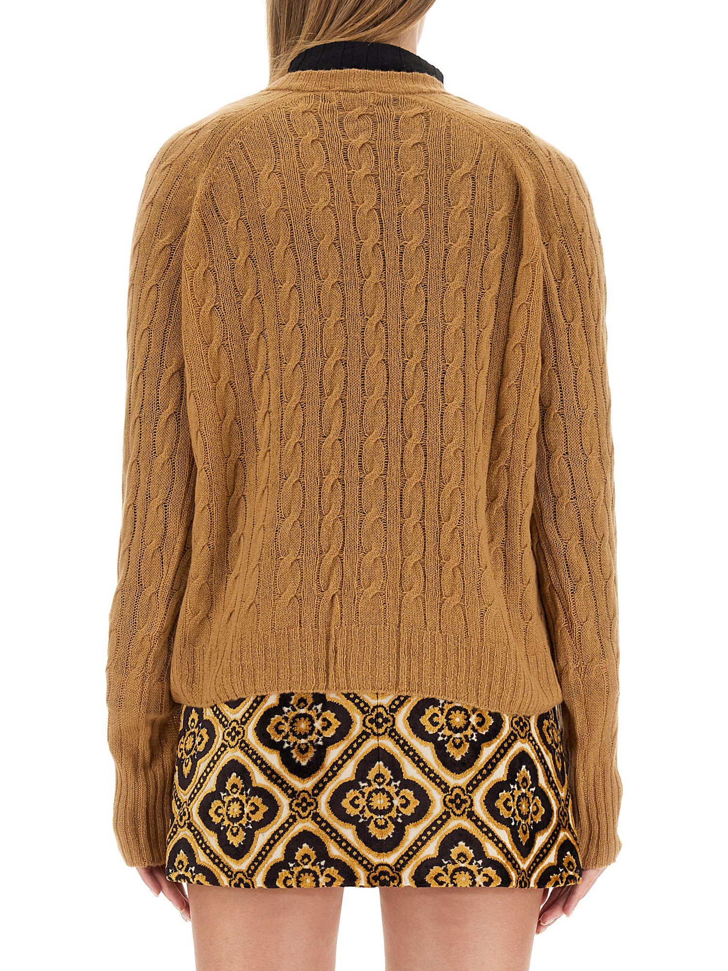 ETRO    CASHMERE V-NECK CARDIGAN