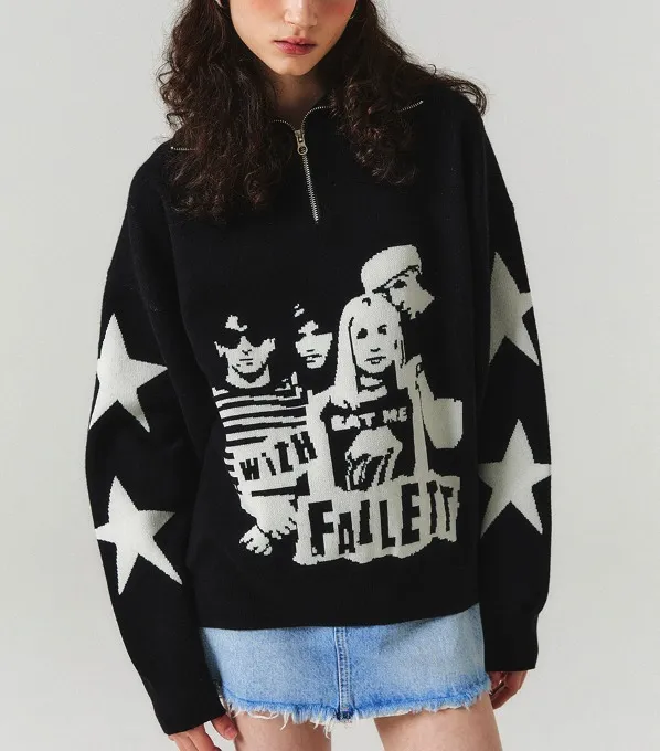 Fallett  |Unisex Long Sleeves Oversized Sweaters