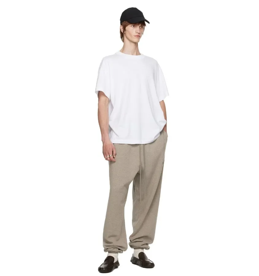 FEAR OF GOD  |Crew Neck Pullovers Street Style Plain Cotton Short Sleeves