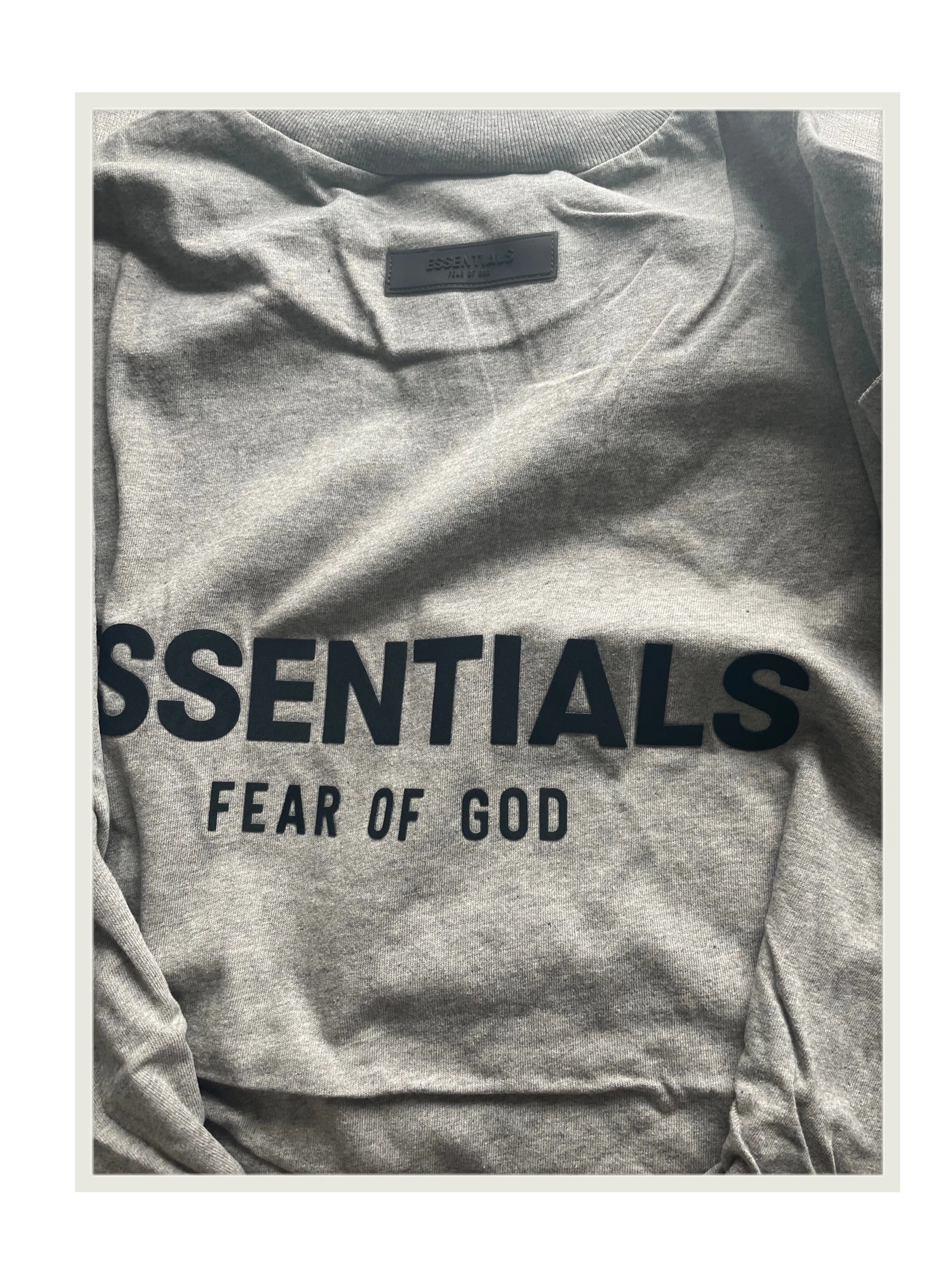 FEAR OF GOD  |Unisex Street Style Long Sleeves Plain Cotton