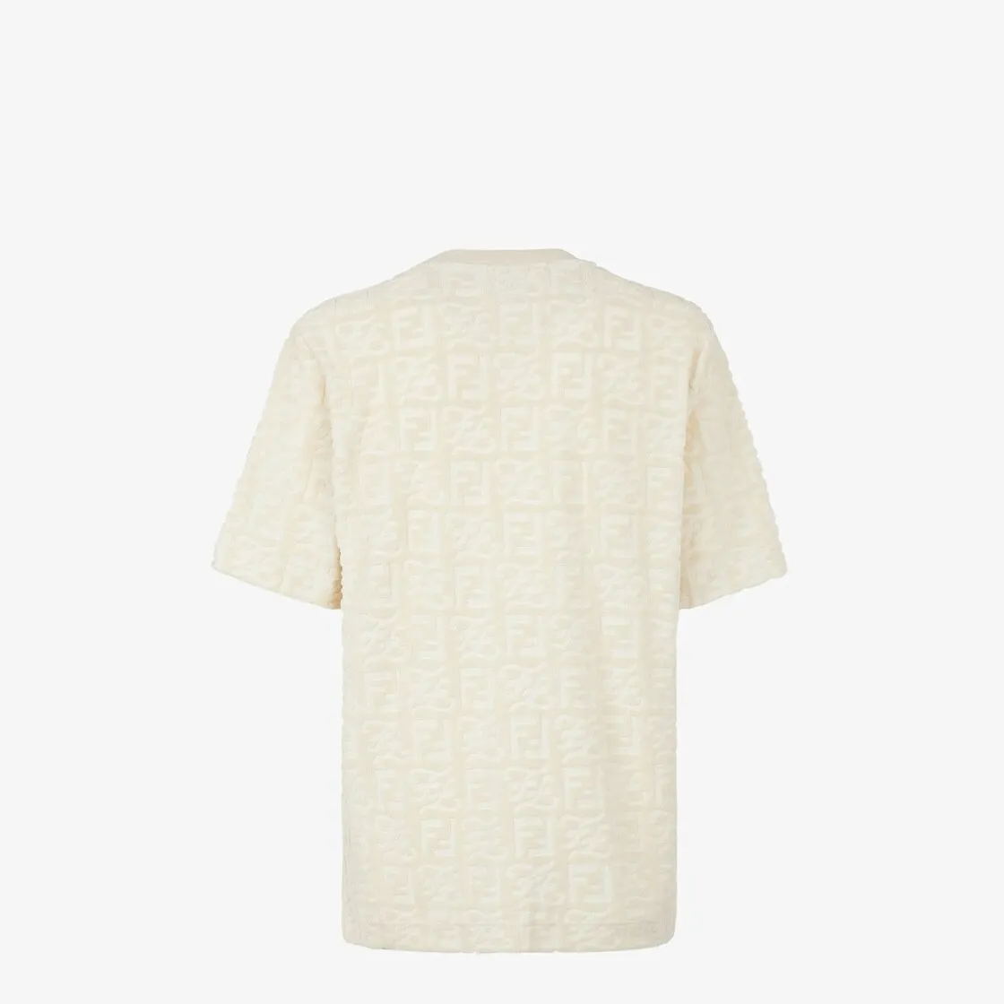 FENDI  |Crew Neck Pullovers Unisex Street Style Cotton Short Sleeves