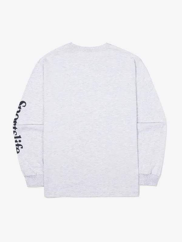 FILA  |Unisex Street Style Long Sleeves Plain Cotton