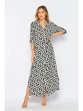 Geometric Print Dress