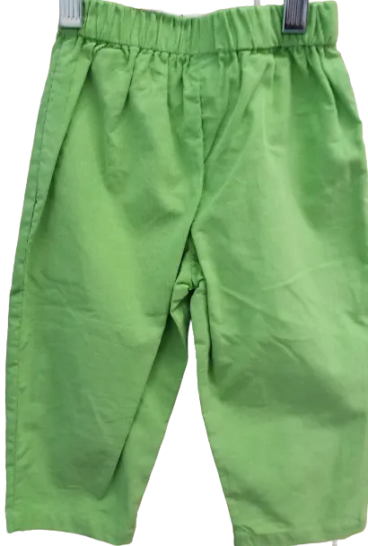 Girls Corduroy Pants Green