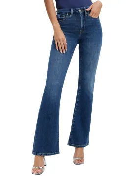 GOOD AMERICAN womens  Good Legs Indigo Flare Jean, 8