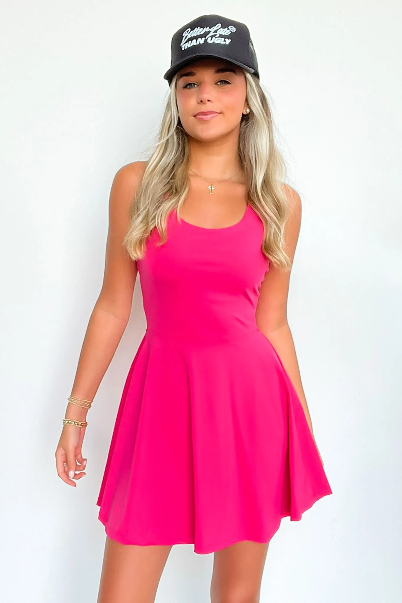 Halie Scoop Neck Active Dress