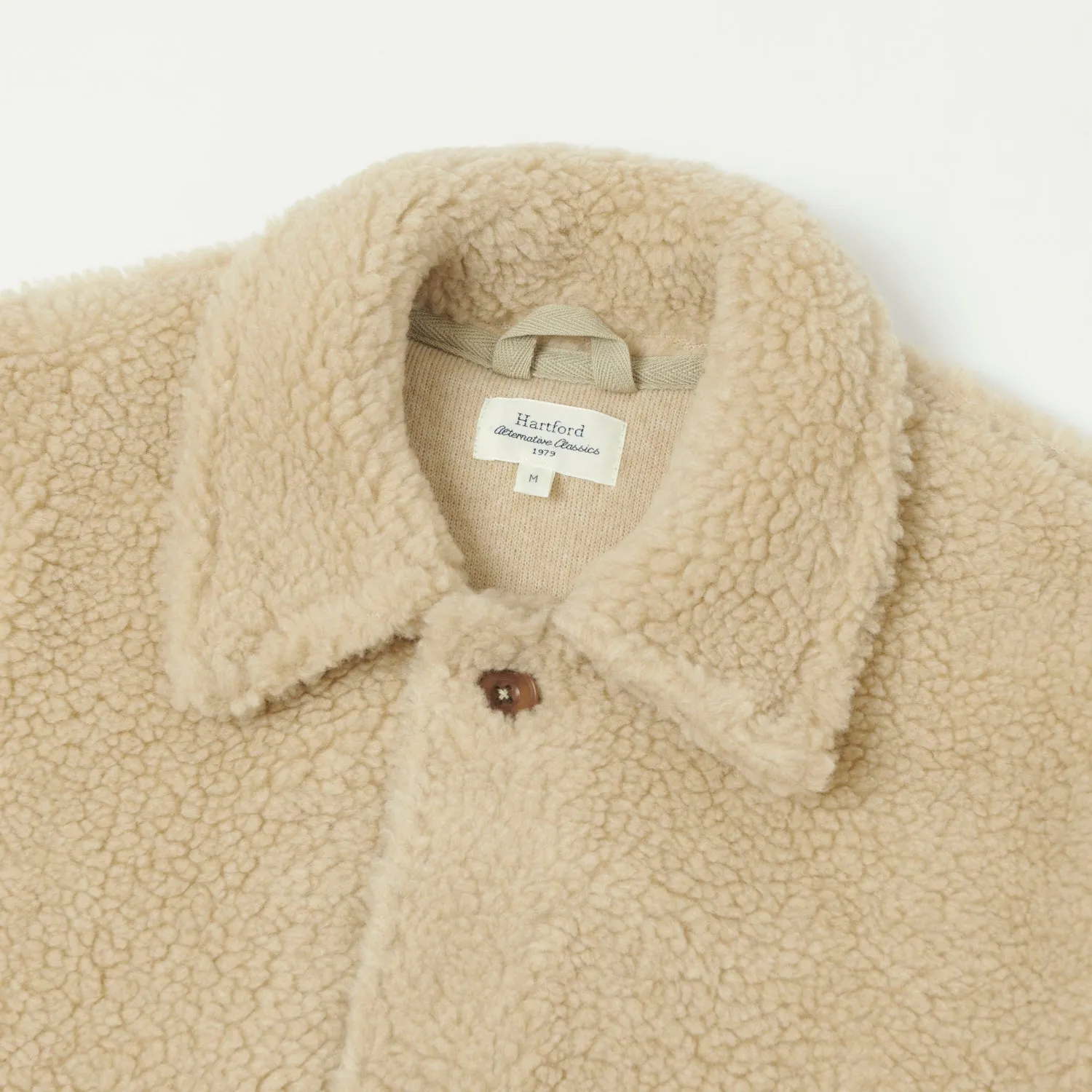 Hartford 'Utility' Fleece Jacket - Beige