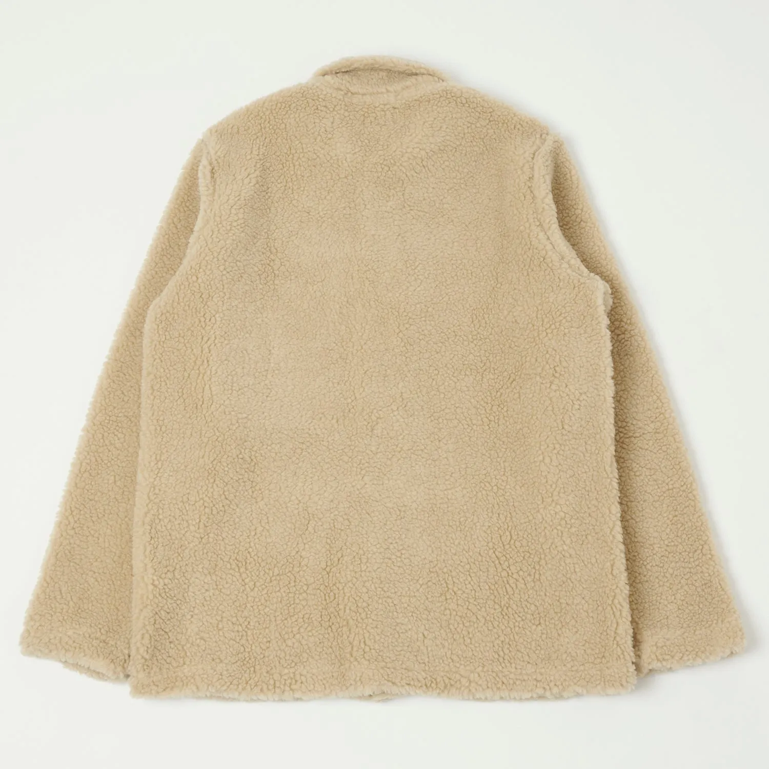 Hartford 'Utility' Fleece Jacket - Beige