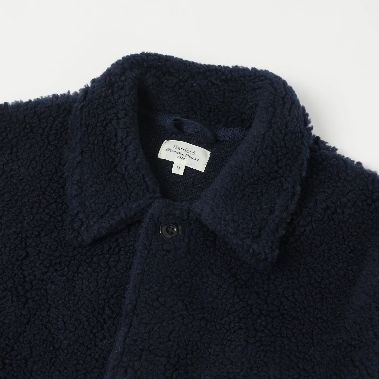 Hartford 'Utility' Fleece Jacket - Navy