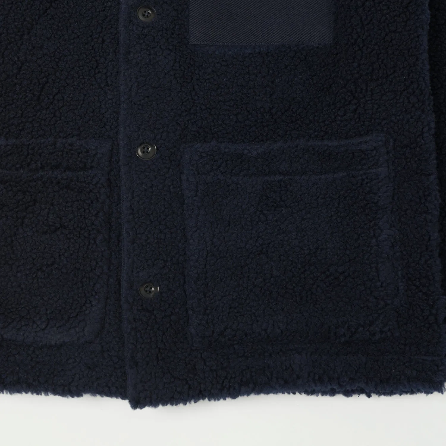 Hartford 'Utility' Fleece Jacket - Navy