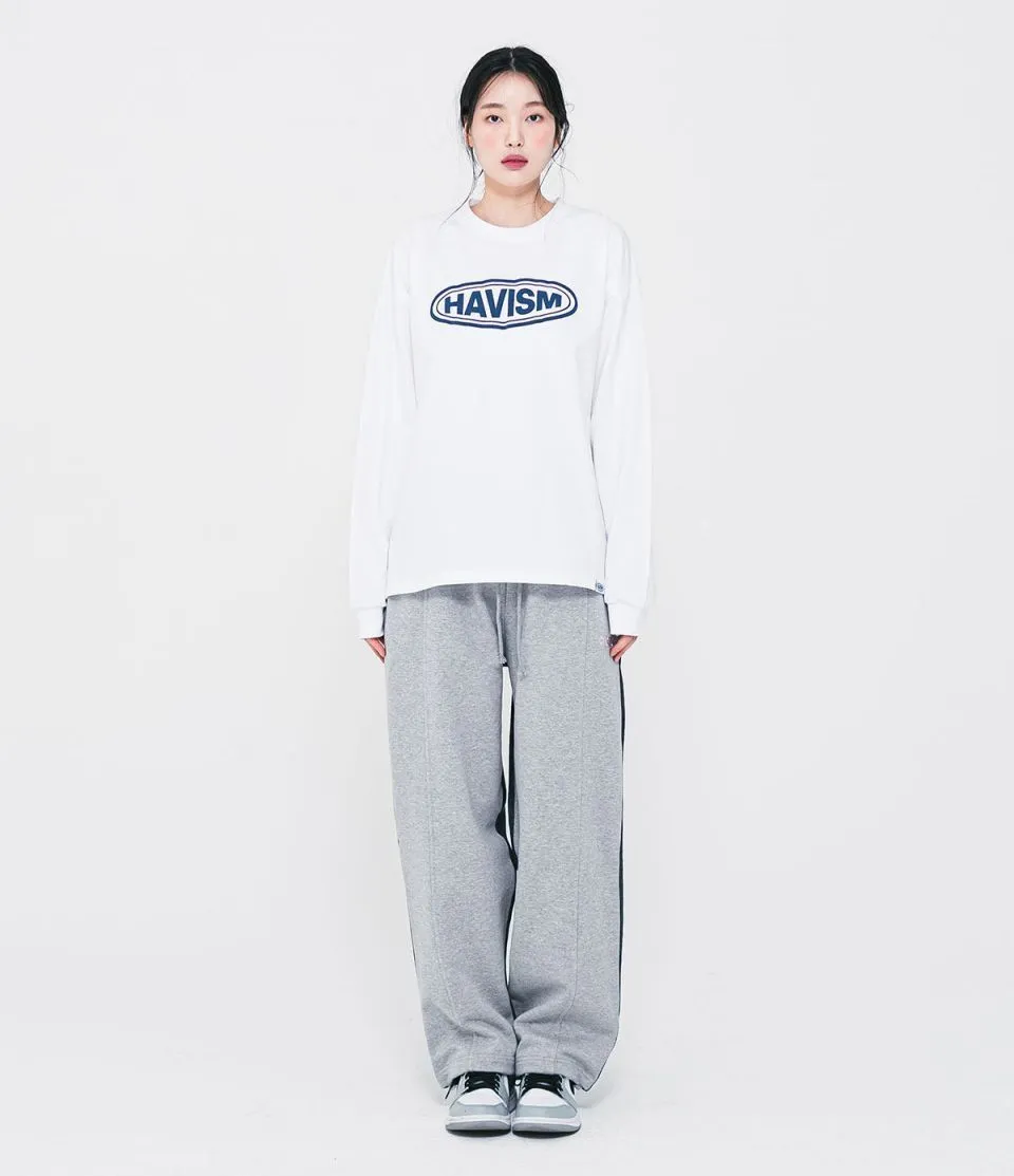 HAVISM  |Unisex Street Style Long Sleeves Plain Oversized