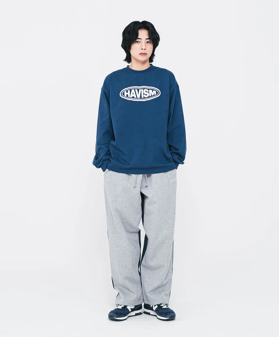 HAVISM  |Unisex Street Style Long Sleeves Plain Oversized