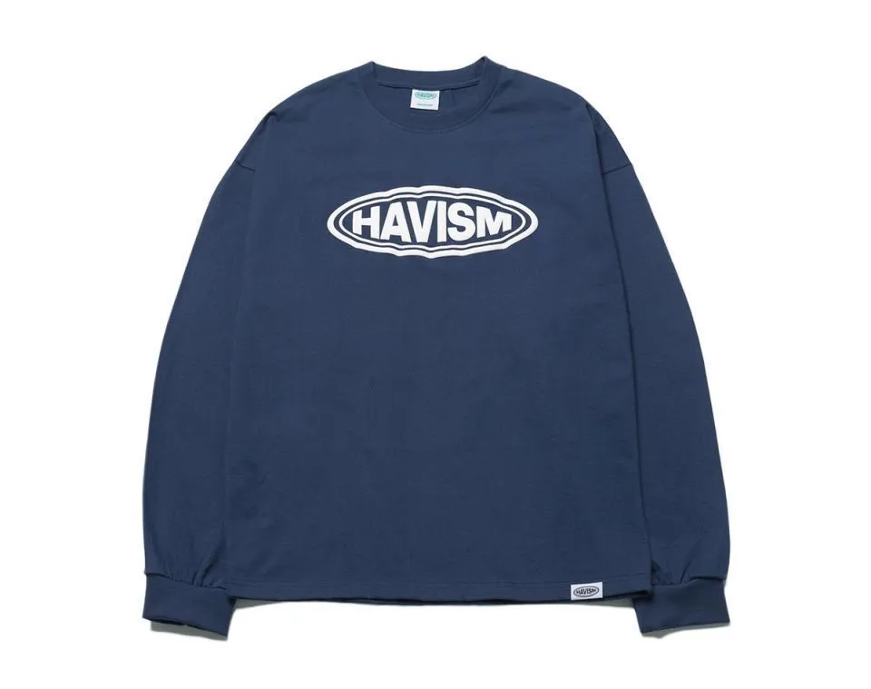 HAVISM  |Unisex Street Style Long Sleeves Plain Oversized