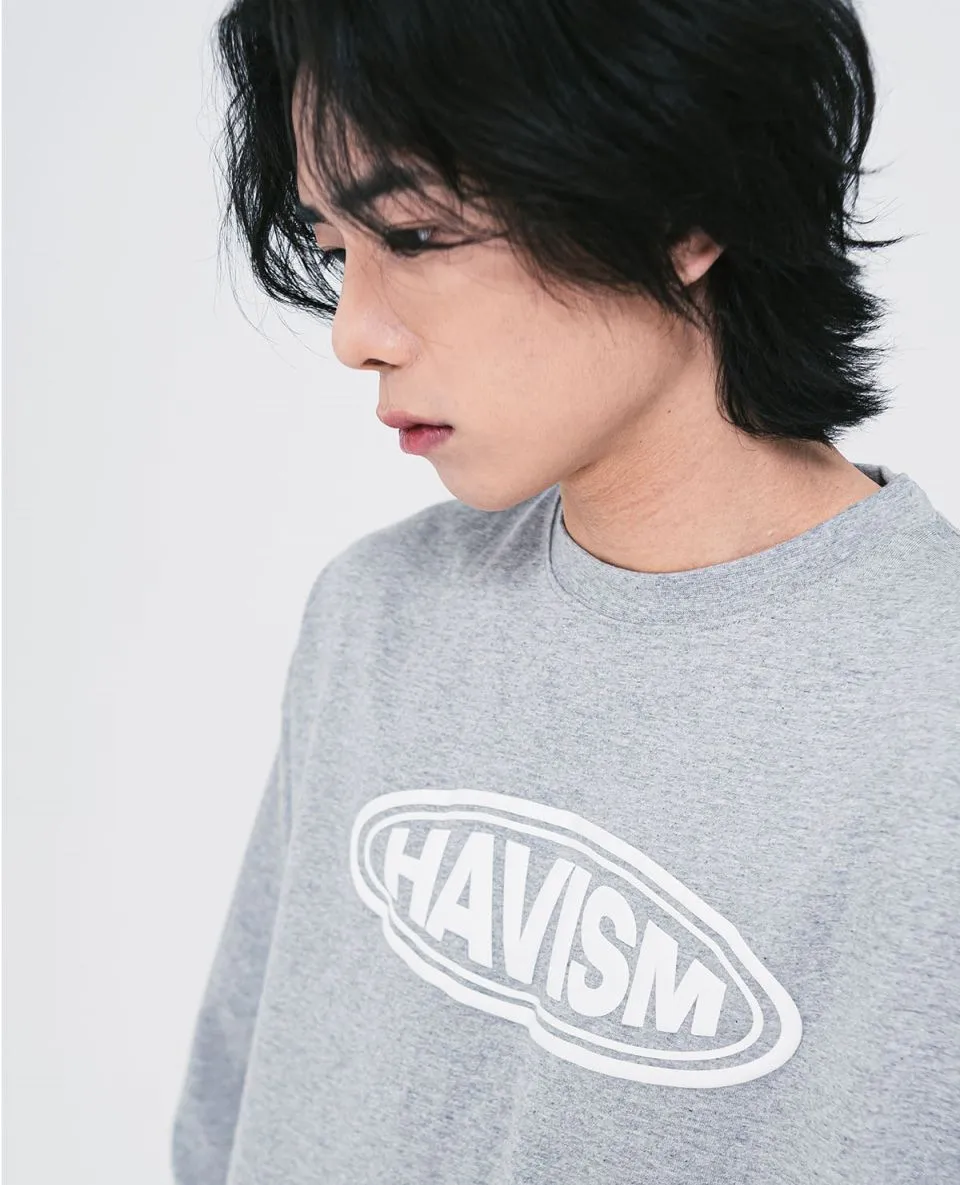 HAVISM  |Unisex Street Style Long Sleeves Plain Oversized