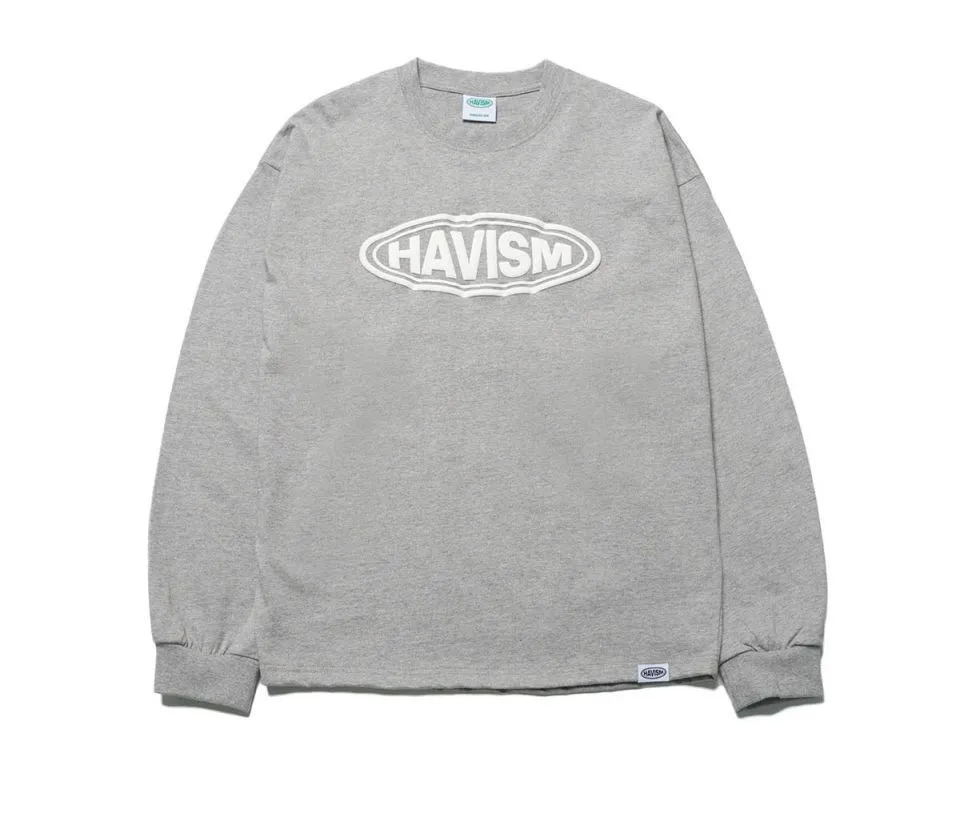 HAVISM  |Unisex Street Style Long Sleeves Plain Oversized