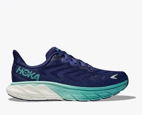 Hoka Women’s Arahi 6 Athletic Shoes-Bellwether Blue/Ocean Mist