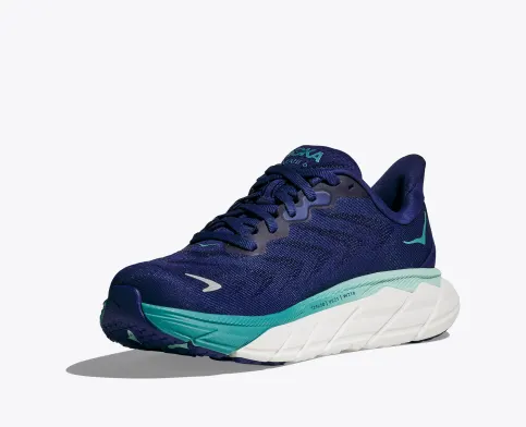 Hoka Women’s Arahi 6 Athletic Shoes-Bellwether Blue/Ocean Mist