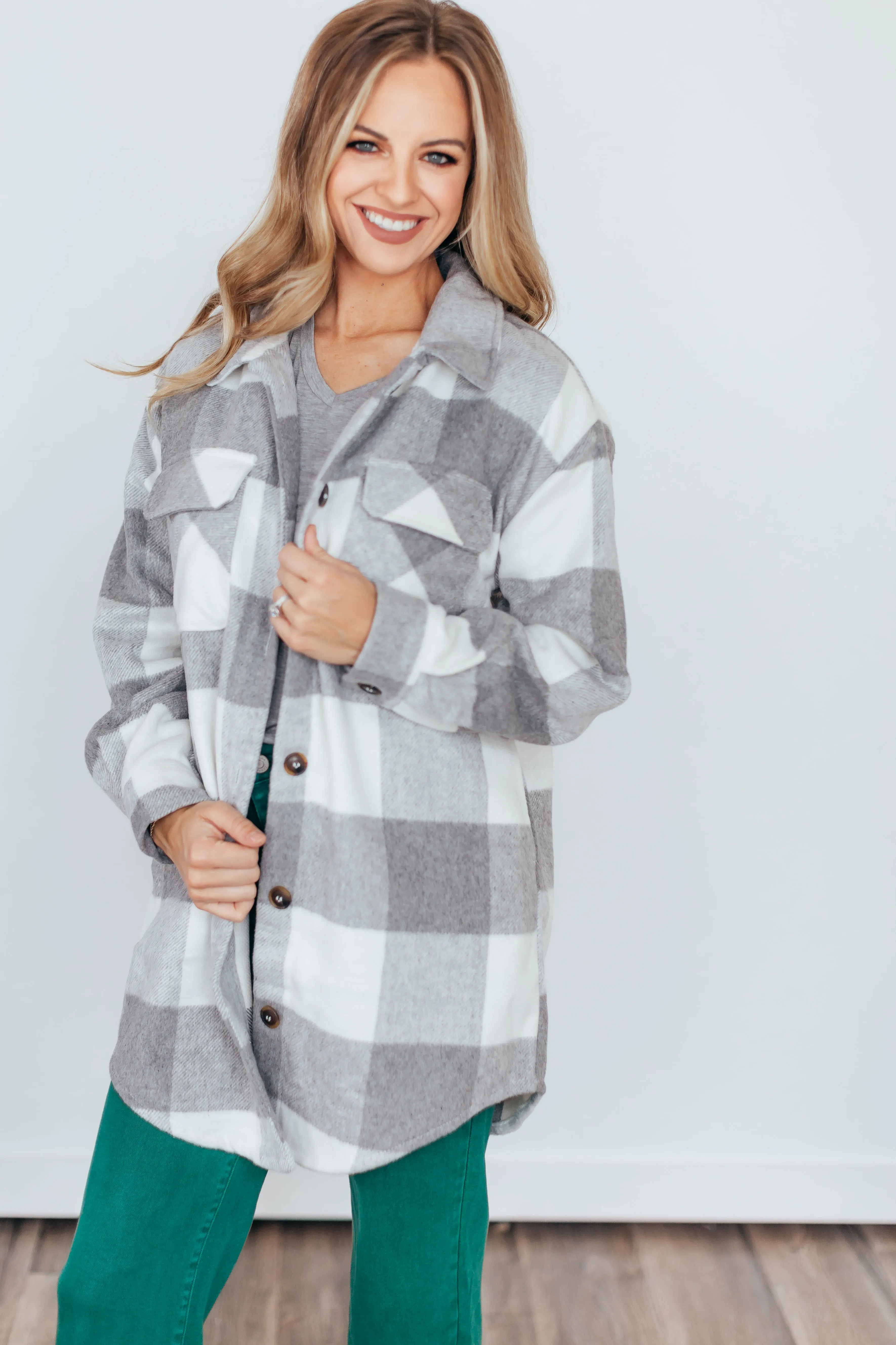 In The Stars Plaid Shacket - 3 Colors