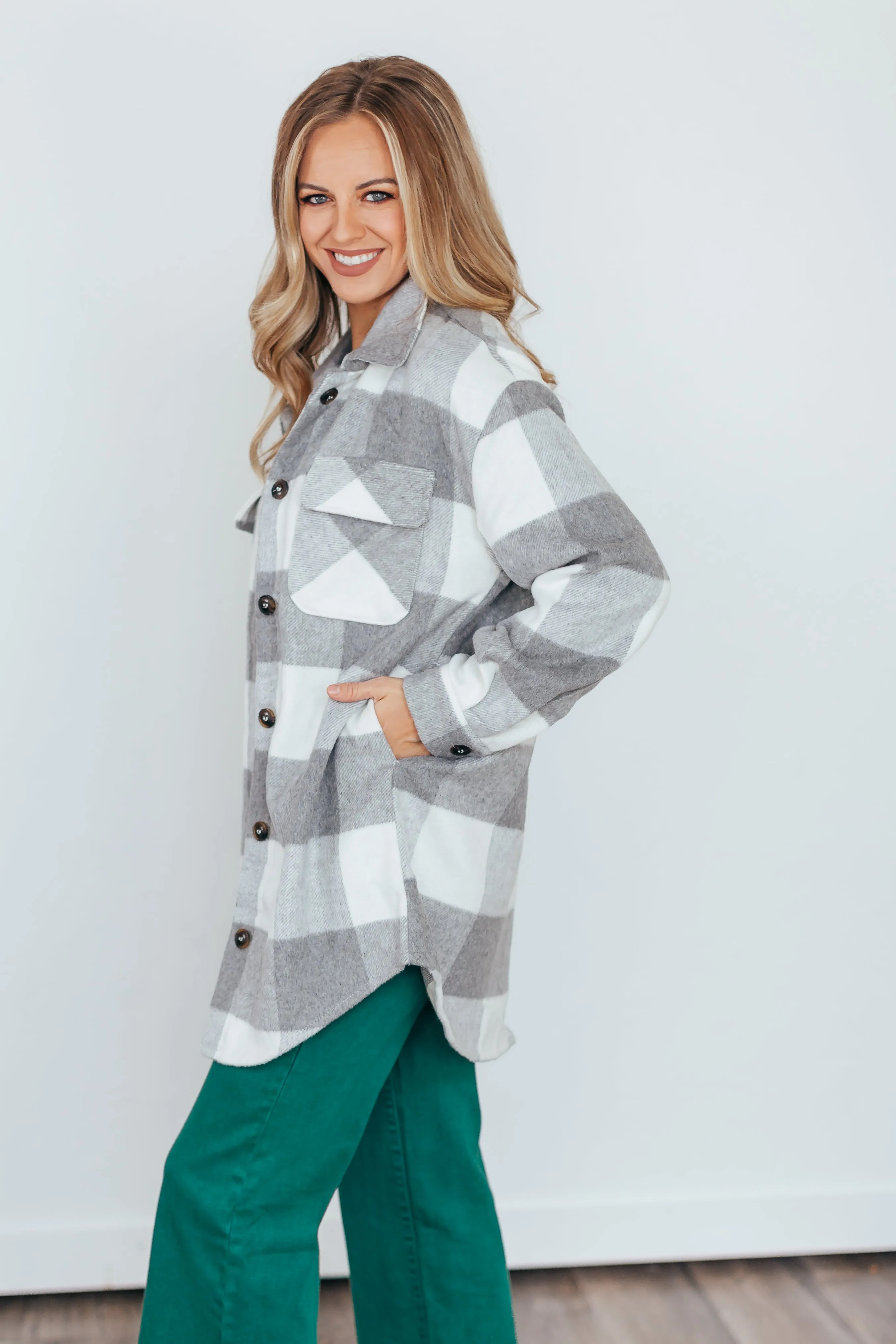 In The Stars Plaid Shacket - 3 Colors