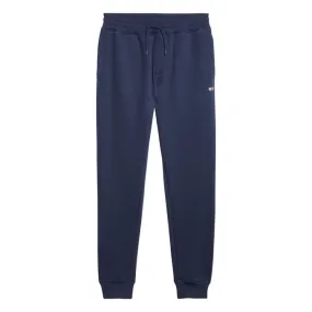 JOGGER IN FLEECE COTTON WITH SMALL LOGO Man Twilight Navy