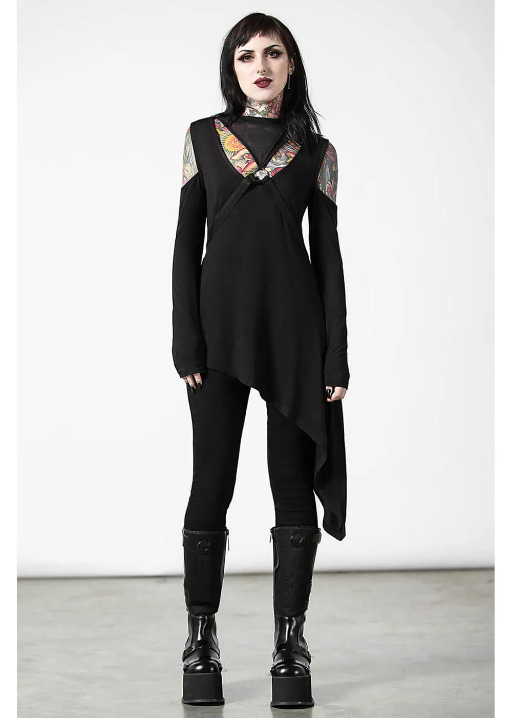 Killstar Turbulent Transit Top Black