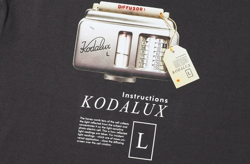 KODAK  |Unisex Street Style Long Sleeves Plain Cotton