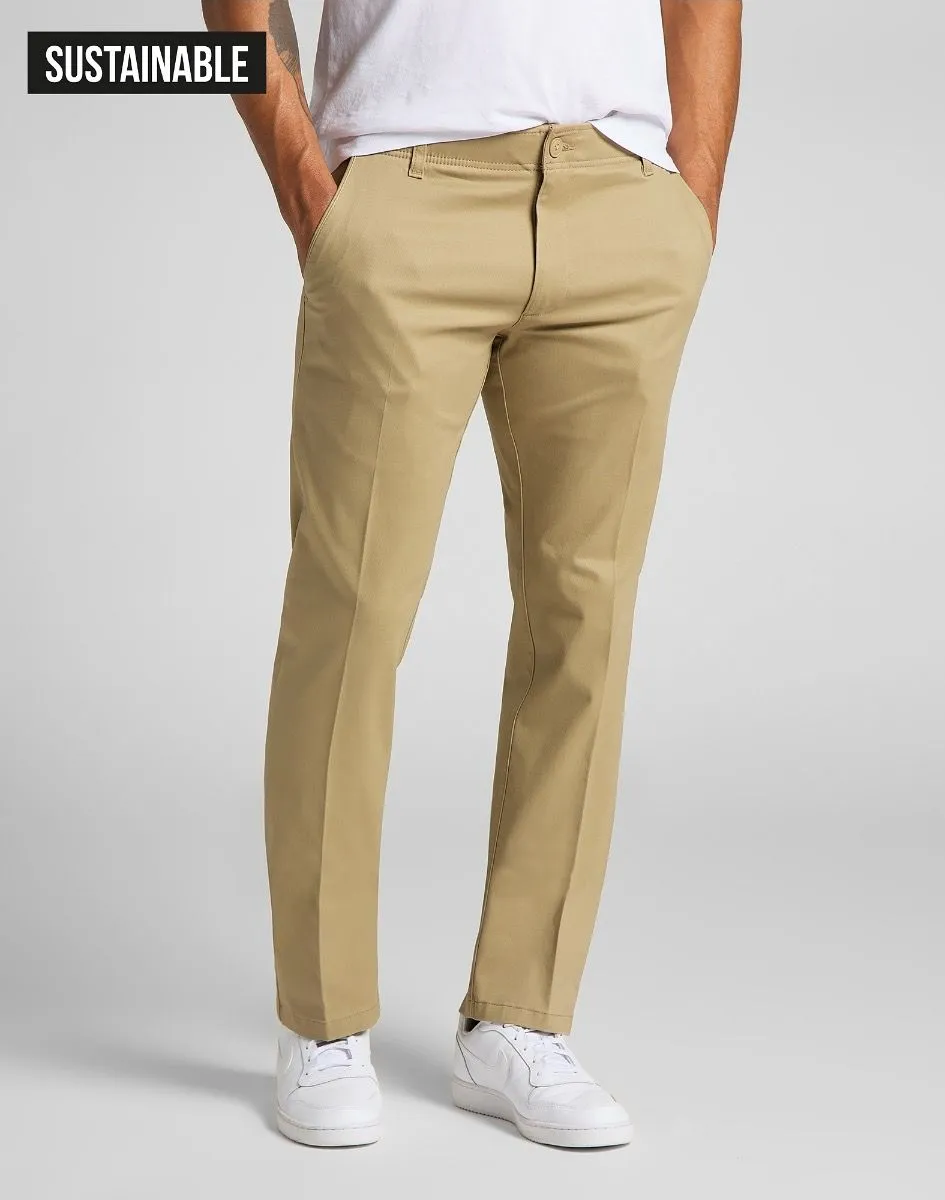 Lee Extreme Motion Slim Stretch Chino Trousers Taupe