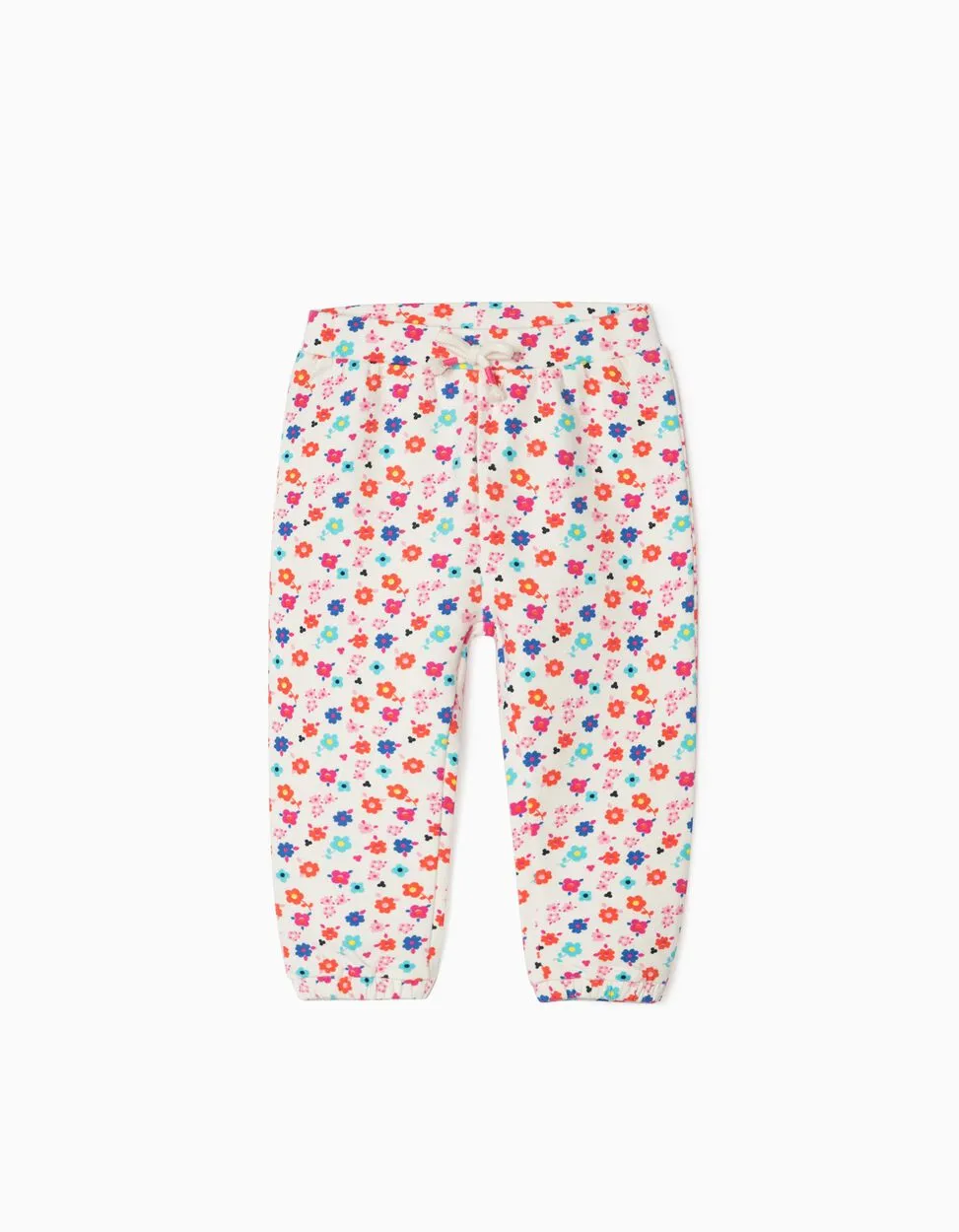 Leggins 'Flowers' multicolore per neonata