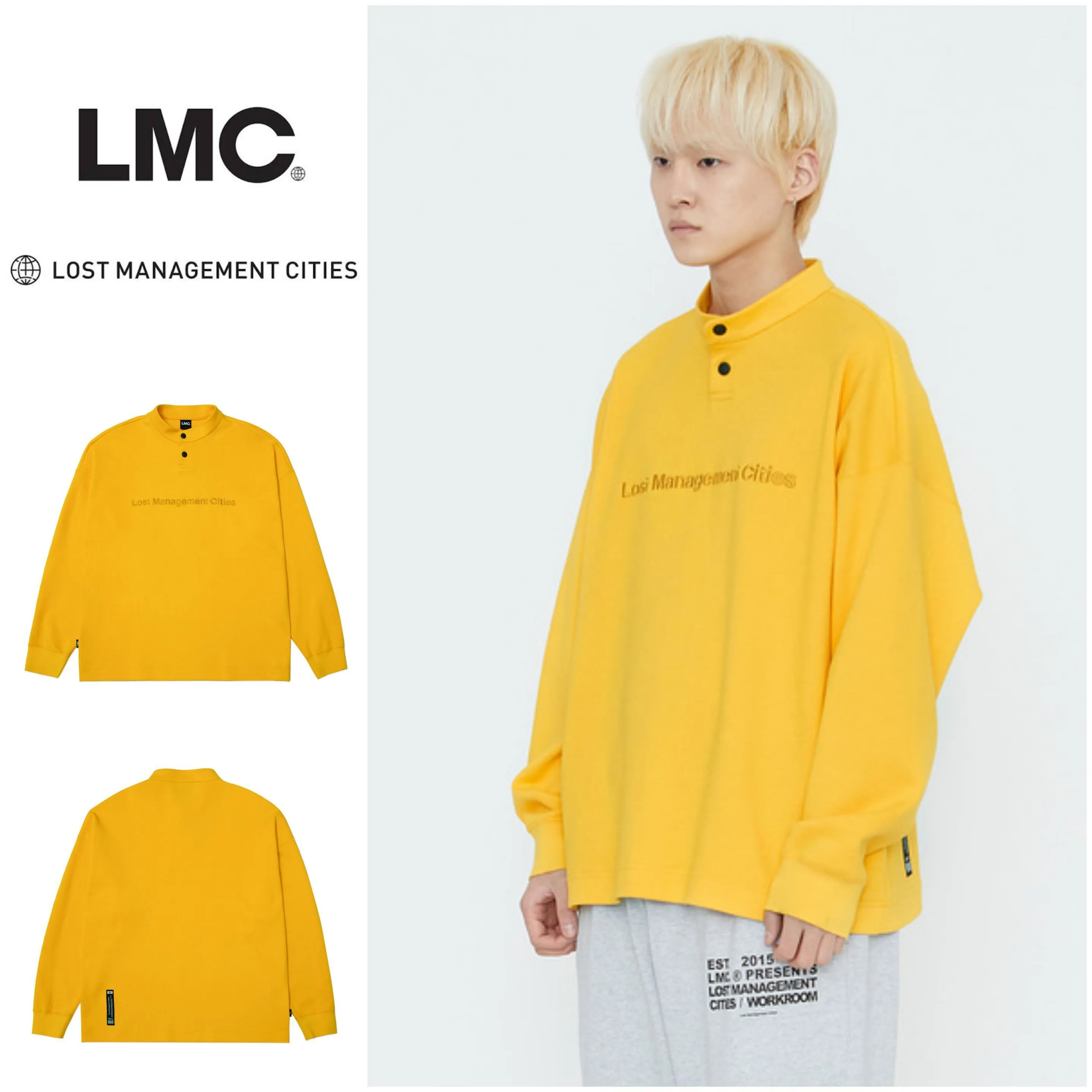 LMC  |Unisex Street Style Long Sleeves Plain Long Sleeve T-shirt