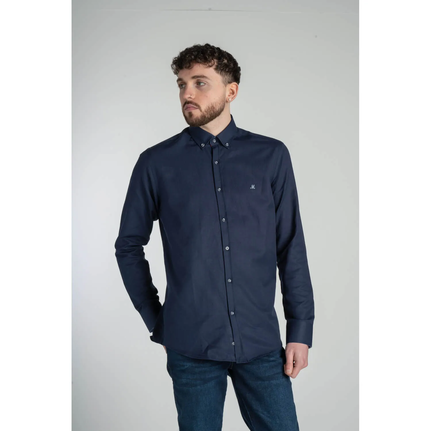 Lolland Long-sleeve Shirt - Navy