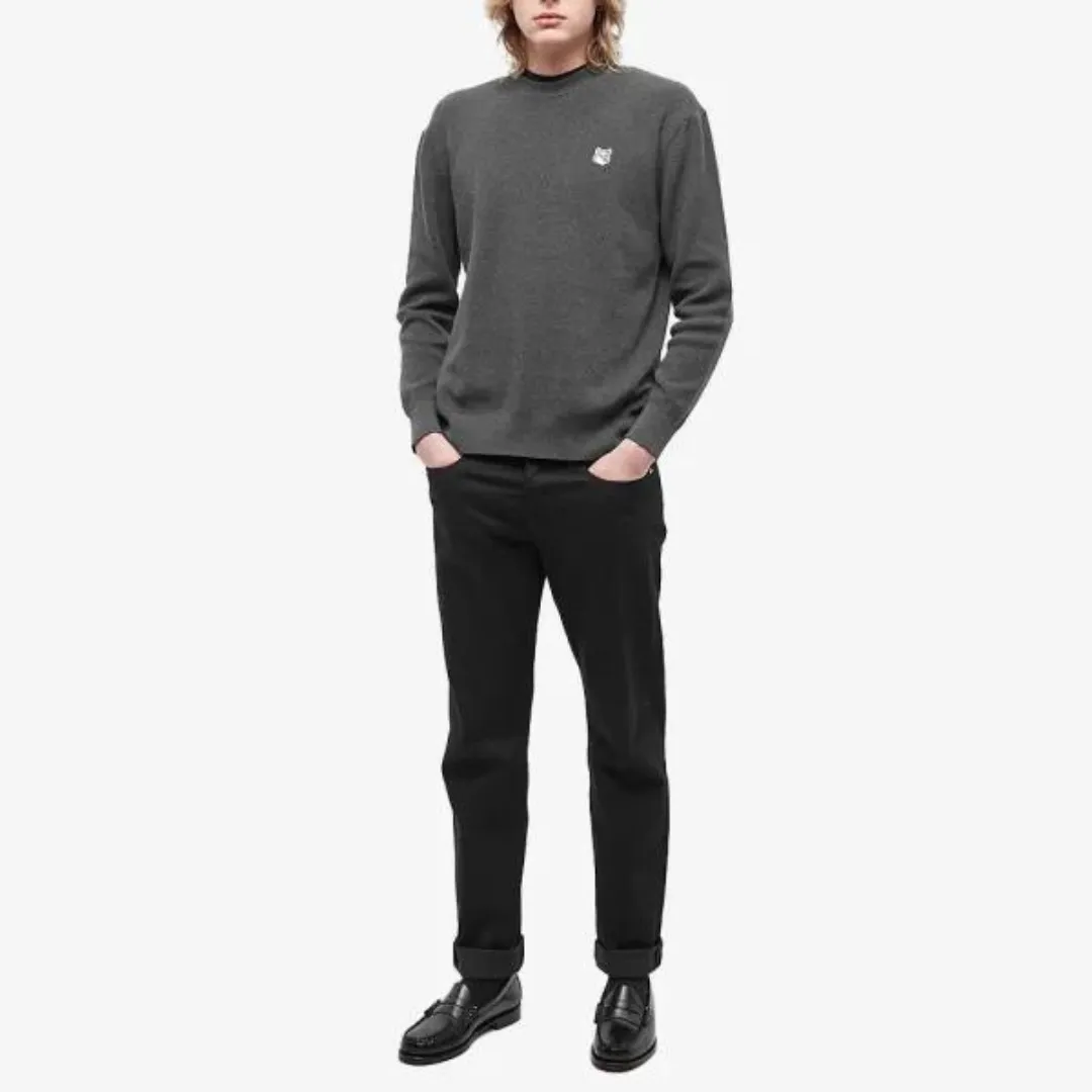 MAISON KITSUNE  |Crew Neck Pullovers Unisex Long Sleeves Plain