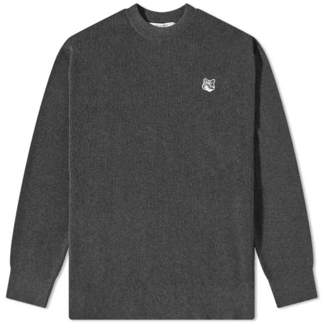 MAISON KITSUNE  |Crew Neck Pullovers Unisex Long Sleeves Plain