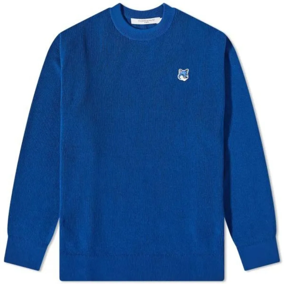 MAISON KITSUNE  |Crew Neck Pullovers Unisex Long Sleeves Plain