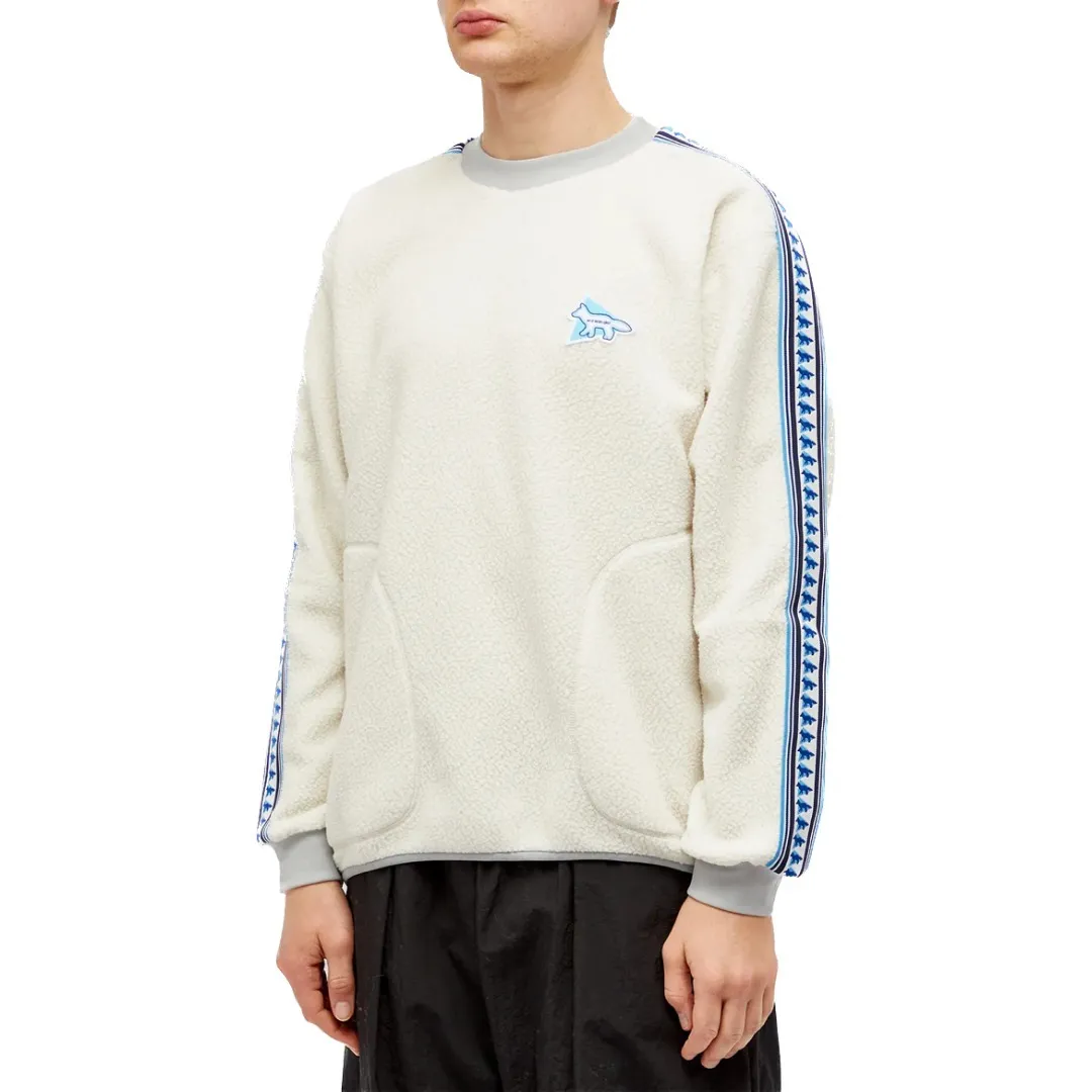 MAISON KITSUNE  |Crew Neck Pullovers Unisex Long Sleeves