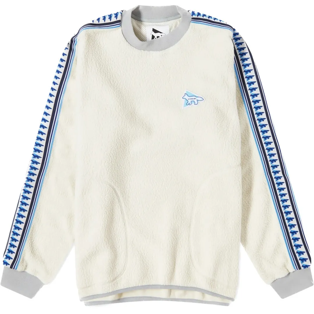 MAISON KITSUNE  |Crew Neck Pullovers Unisex Long Sleeves