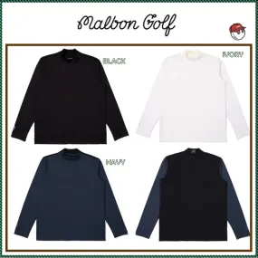 Malbon Golf  |Street Style Long Sleeves Plain Long Sleeve T-shirt Logo