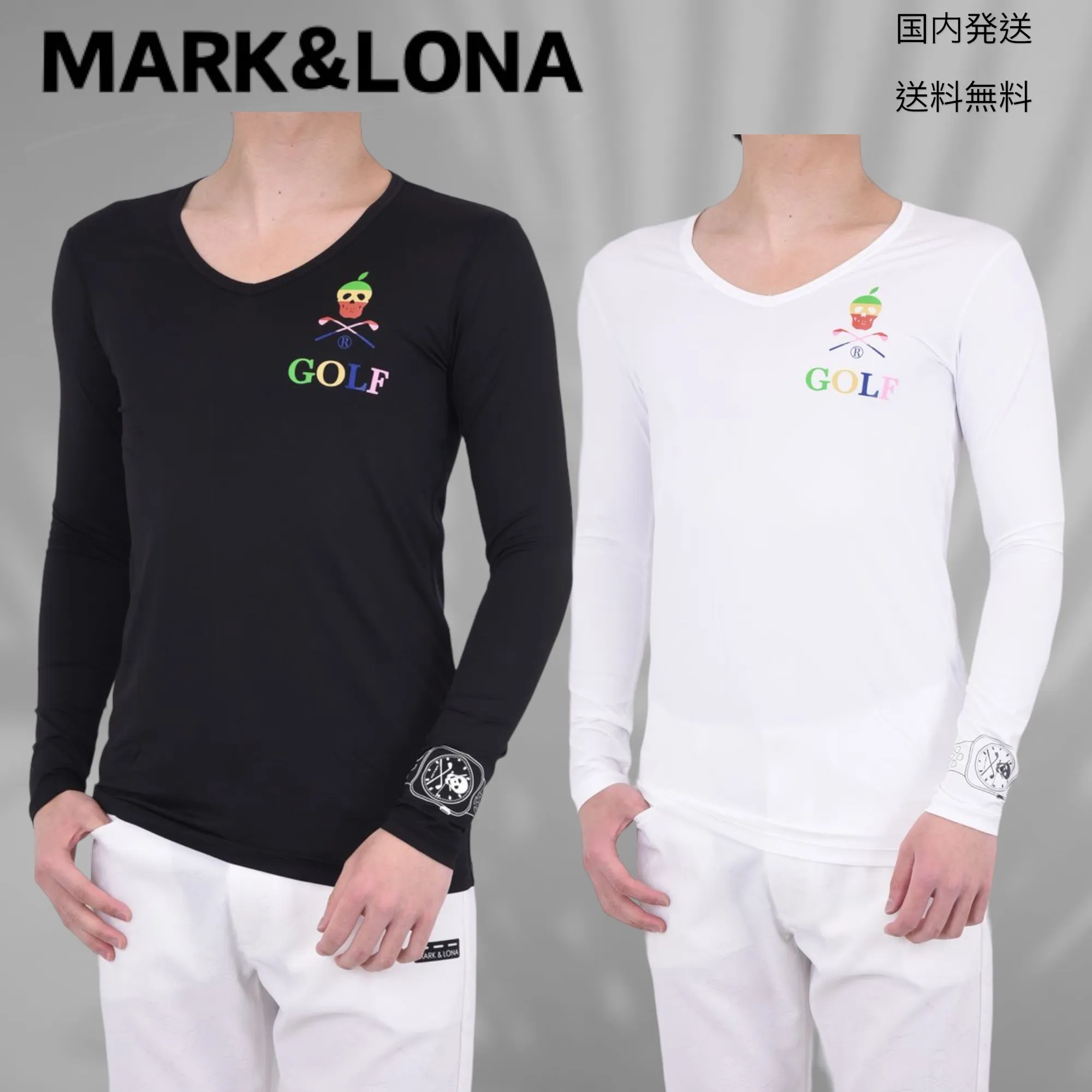 MARK&LONA  |Unisex Street Style Long Sleeves Long Sleeve T-shirt Logo