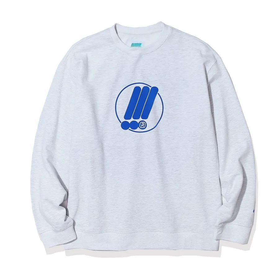 MARKM  |Unisex Street Style Long Sleeves Plain Logo Sweatshirts