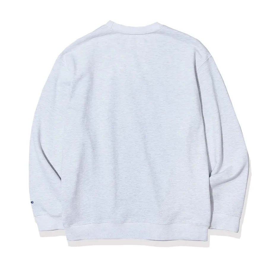 MARKM  |Unisex Street Style Long Sleeves Plain Logo Sweatshirts