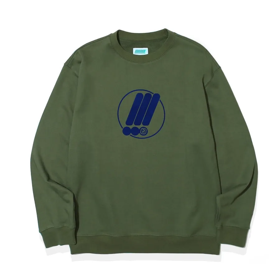 MARKM  |Unisex Street Style Long Sleeves Plain Logo Sweatshirts