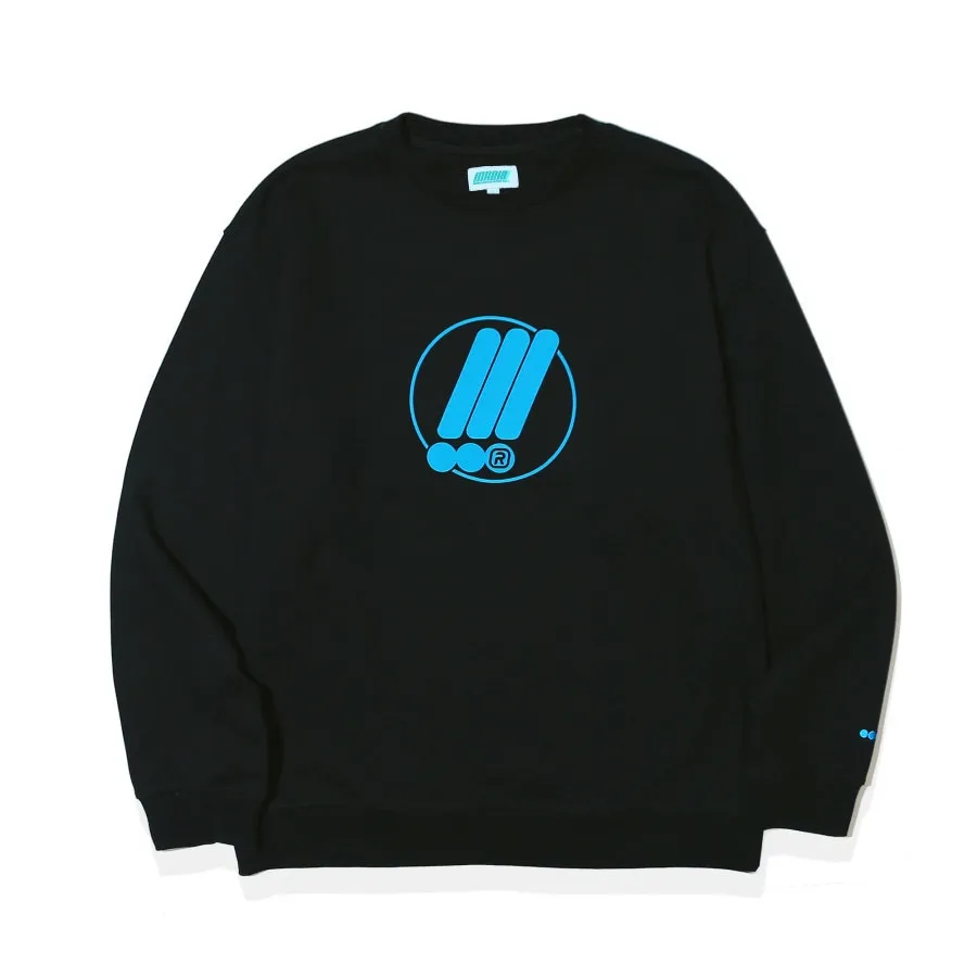 MARKM  |Unisex Street Style Long Sleeves Plain Logo Sweatshirts