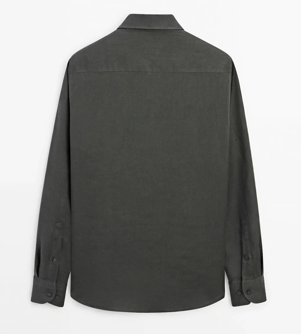 Massimo Dutti  |Linen Long Sleeves Shirts