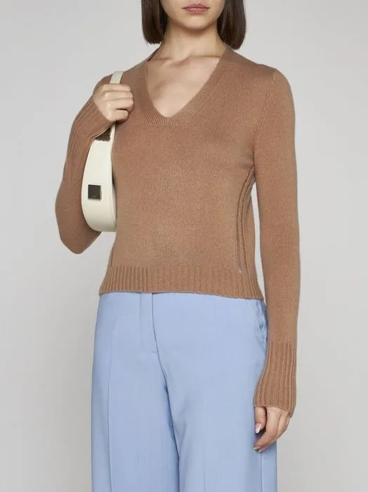 MaxMara  |Casual Style Long Sleeves Plain Office Style