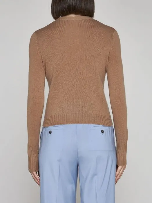 MaxMara  |Casual Style Long Sleeves Plain Office Style