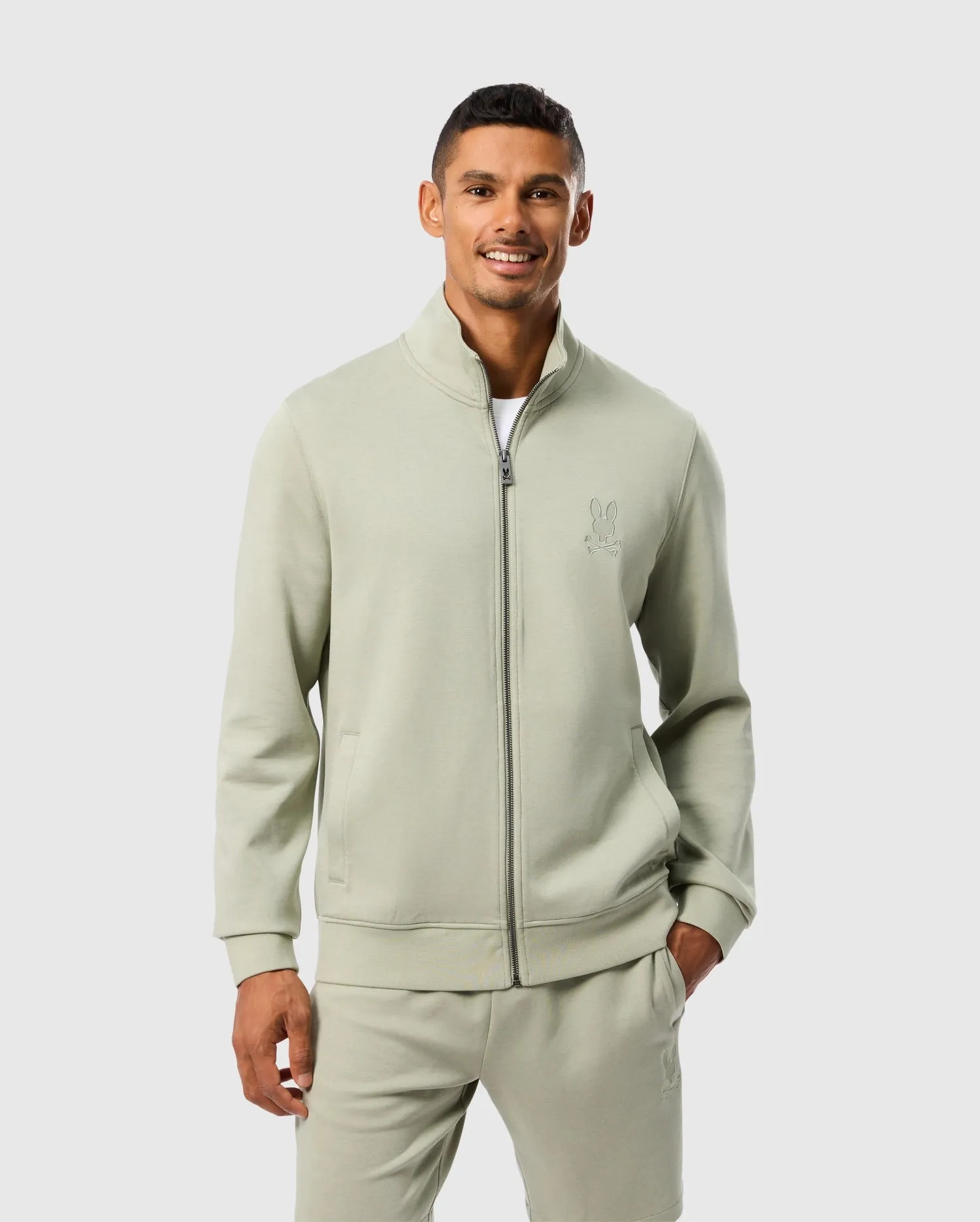 MENS LYONS HIGH COLLAR FULL ZIP - B6J380B200