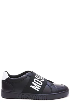 Moschino Logo Printed Low-Top Sneakers