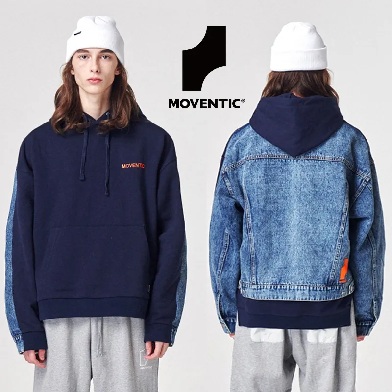 MOVENTIC  |Pullovers Stripes Unisex Street Style Long Sleeves Cotton