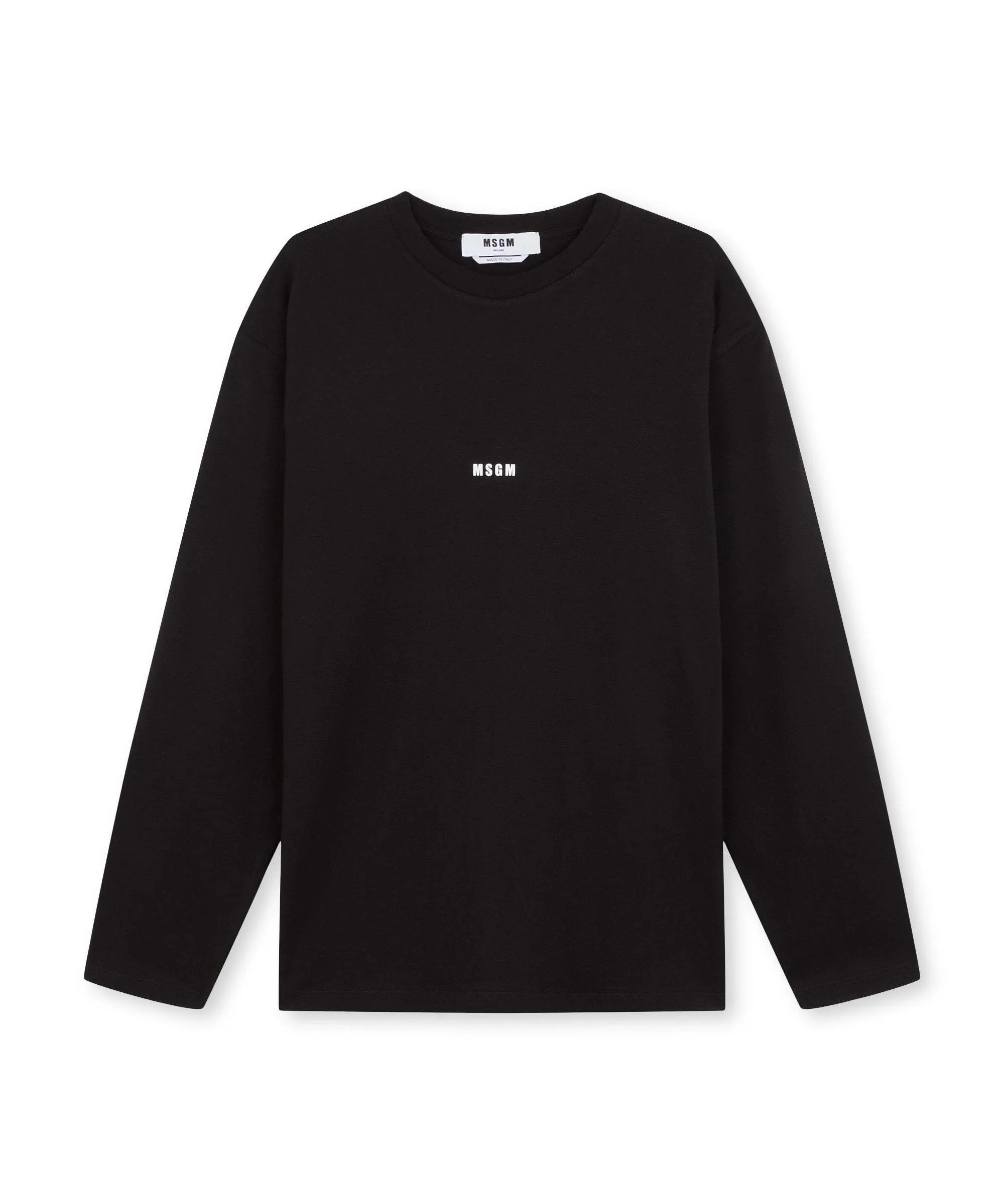 MSGM  |Crew Neck Street Style Long Sleeves Plain Cotton