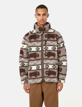 Mt. Buffalo Fleece Jacket - Brown