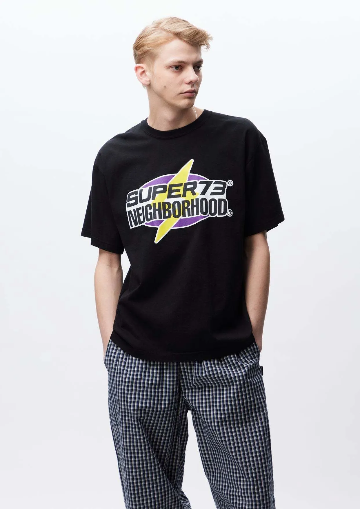 NEIGHBORHOOD  |Crew Neck Pullovers Unisex Street Style Plain Short Sleeves